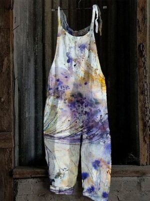 Active Loose Fit Solid Colour Strap Overall - Image 2