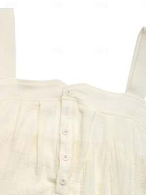 Active Regular Fit Solid V Neck Sleeveless Short Romper - Image 7