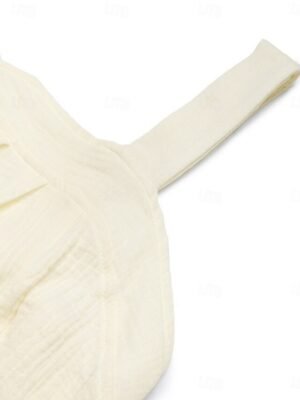 Active Regular Fit Solid V Neck Sleeveless Short Romper - Image 8