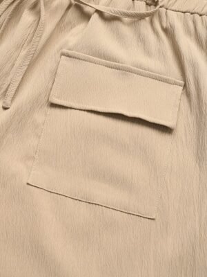 Active Regular Solid V Neck Sleeveless Romper - Image 10