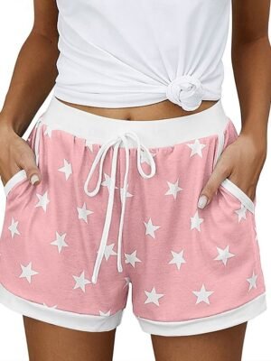 Athleisure Baggy Star Medium Waist Pocket Shorts - Image 6