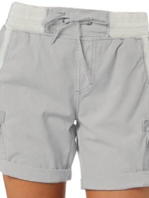 Athletic Drawstring Quick Dry Elastic Waist Shorts - Image 12