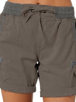 Athletic Drawstring Quick Dry Elastic Waist Shorts - Image 16