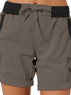 Athletic Drawstring Quick Dry Elastic Waist Shorts - Image 6