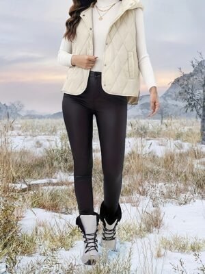 Basic Casual Solid V Neck Long Sleeve Regular Top - Image 4
