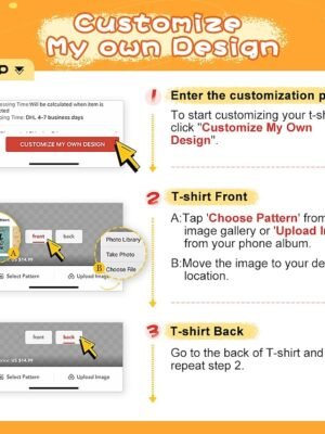 Basic Regular Dog Print Round Neck Short Sleeve Top - Image 5