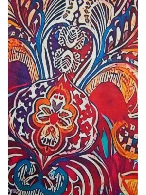 Bohemian Regular Fit Paisley V-Neck Sleeveless Camisole - Image 14