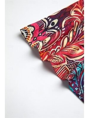 Bohemian Regular Fit Paisley V-Neck Sleeveless Camisole - Image 15