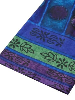 Boho Plus Size Striped Crew Neck Half Sleeve Regular Top - Image 11