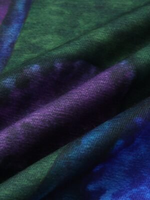 Boho Plus Size Striped Crew Neck Half Sleeve Regular Top - Image 9