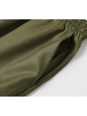 Boho Regular Fit Natural Flower Full Length Wide Leg Slacks - Image 9