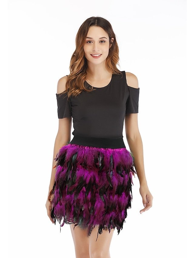 Carnival Fitted Colour Block Mini Skirt - Image 2