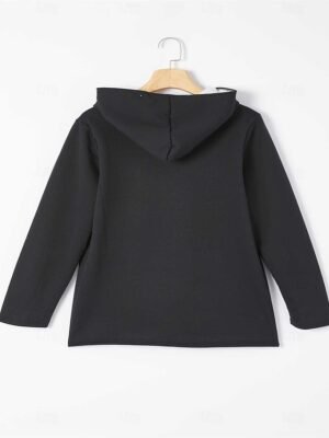 Casual Cozy Phrase Print Hooded Long Sleeve Loungewear Set - Image 19