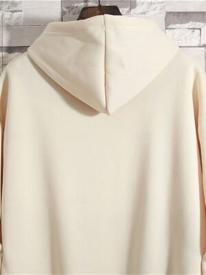 Casual Loose Dailywear Zip Up Long Sleeve Hoodie - Image 4