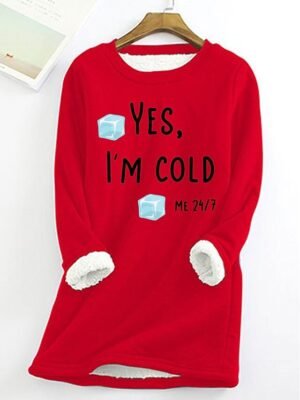 Casual Loose Letter Round Neck Long Sleeve Sweatshirt - Image 2