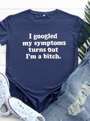 Casual Loose Printed Crew Neck Short Sleeve T-Shirt - Image 2