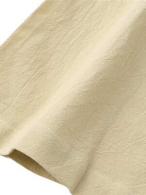 Casual Loose Pure Colour Crew Neck Long Sleeve Maxi Dress - Image 6