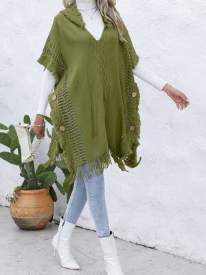 Casual Loose Solid Ribbed V Neck Sleeveless Long Knit Top - Image 3