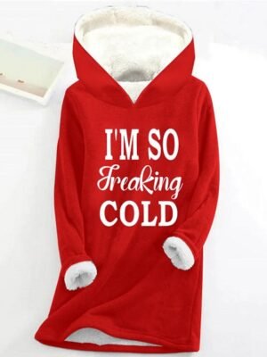 Casual Micro-elastic Letter Print Pullover Long Sleeve Hoodie - Image 2