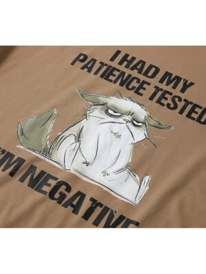 Casual Oversized Cat Print Round Neck Long Sleeve Sweatshirt - Image 5