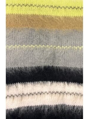 Casual Oversized Colour Block Crew Neck Long Sleeve Regular Knit Jumper - Image 3