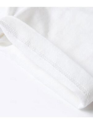 Casual Regular Butterfly Print Round Neck Short Sleeve Summer T-Shirt - Image 12