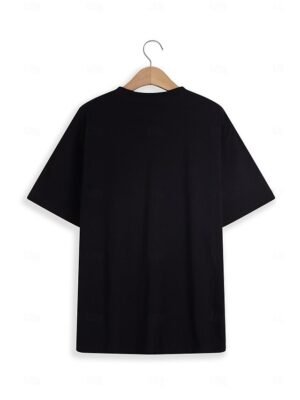 Casual Regular Butterfly Print Round Neck Short Sleeve Summer T-Shirt - Image 18