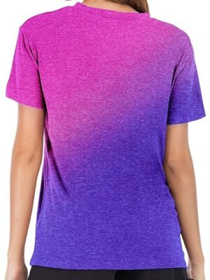 Casual Regular Cat Patchwork Print Round Neck Short Sleeve T-shirt - Image 8