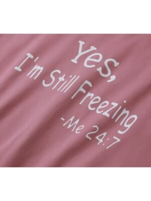 Casual Regular Fit Letter Print Round Neck Long Sleeve Tracksuit - Image 6