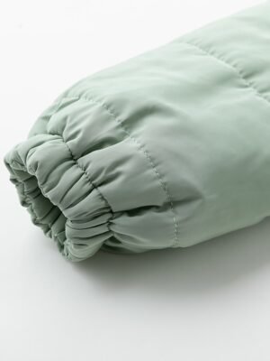 Casual Regular Fit Plain Hoodie Long Sleeve Winter Puffer Jacket - Image 11