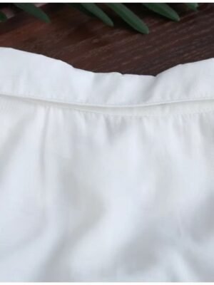 Casual Regular Fit Plain Lapel Long Sleeve Long Shacket - Image 12