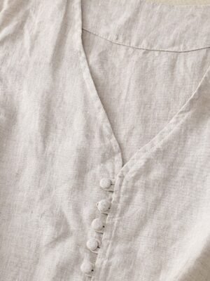 Casual Regular Fit Plain V Neck Sleeveless Short Vest - Image 10