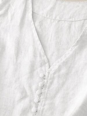 Casual Regular Fit Plain V Neck Sleeveless Short Vest - Image 6