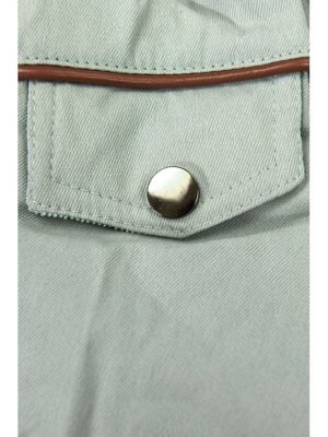 Casual Regular Fit Plain Zipper Hoodie Long Sleeve Parka - Image 9