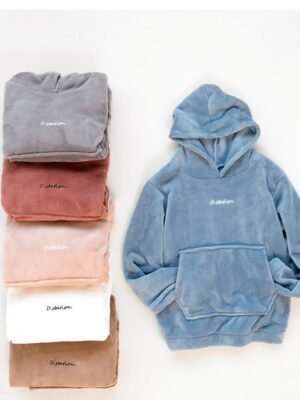 Casual Regular Fit Solid Hooded Long Sleeve Two Piece Tracksuit - Image 7