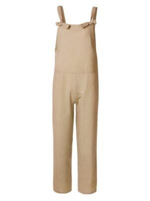 Casual Regular Fit Solid Sleeveless Long Utility Jumpsuit - Image 7