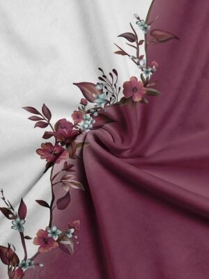 Casual Regular Floral V Neck Long Sleeve Plus Size T-Shirt - Image 6