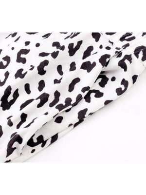 Casual Regular Leopard Drawstring Ankle-Length Trousers - Image 6