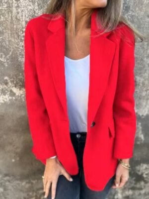 Casual Regular Plain Turndown Long Sleeve Winter Coat - Image 8