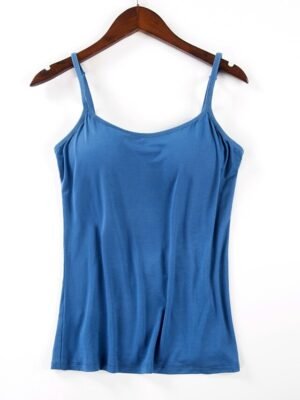 Casual Regular Plain U Neck Sleeveless Camisole - Image 3