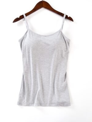 Casual Regular Plain U Neck Sleeveless Camisole - Image 6