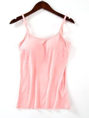 Casual Regular Plain U Neck Sleeveless Camisole - Image 7
