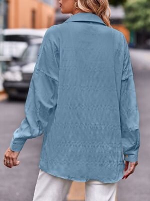 Casual Regular Solid Long Sleeve Coat - Image 11