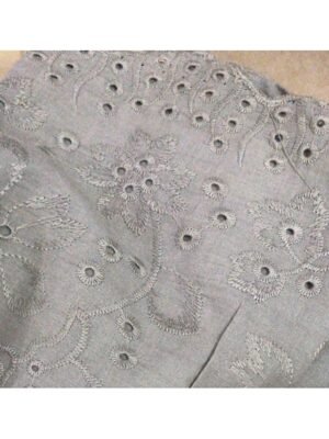 Casual Regular Solid V Neck Half Sleeve White Lace Blouse - Image 6