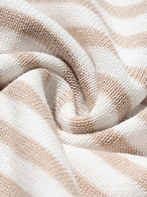 Casual Regular Striped Crew Neck Long Sleeve Knit Sweater - Image 3