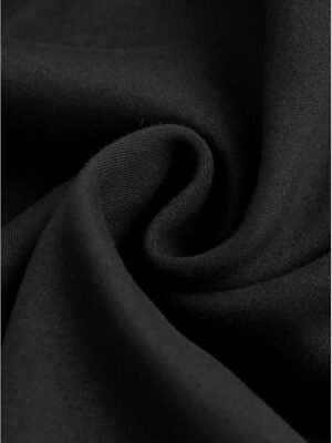 Casual Skinny Solid High Waist Ankle-Length Fleece Leggings - Image 8