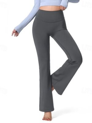 Casual Sporty Solid High Rise Full Length Leggings - Image 2