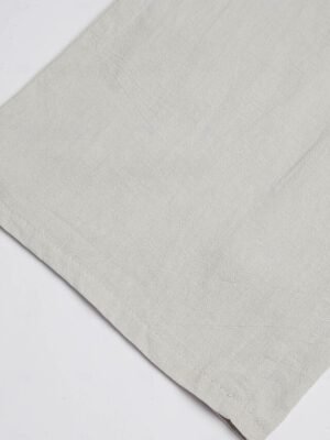 Casual Wide Leg Plain Drawstring Full Length Trousers - Image 9