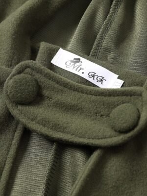 Chic Loose Solid Sleeveless Long Layered Coat - Image 10