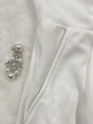 Chic Regular Fit Solid Strapless Sleeveless Jumpsuit - Image 3